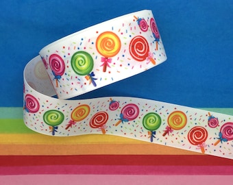 5 Yds Candy Candies Sweets Grosgrain Ribbon 3//8/"W