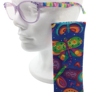 Bling Reading Glasses +1.50, Rainbow Readers, Whimsical Eyeglasses, Butterfly Eyeglass Case, Colorful Gift for Her