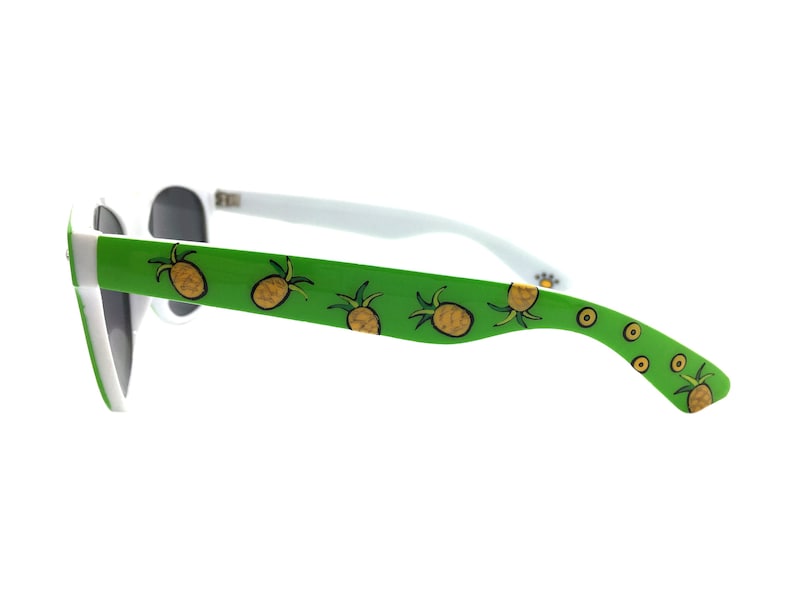 Handpainted Pineapple Sunglasses