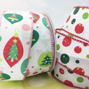 WIRED Christmas Ribbon 1.5&quot;, 3 or 5 Yards