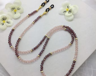 Eyeglasses Necklace, Eye Glass Leash, Sunglasses Cord, Eyewear Holder, Reading Glasses Chain, Readers, Mask Lanyard, Gift for Her