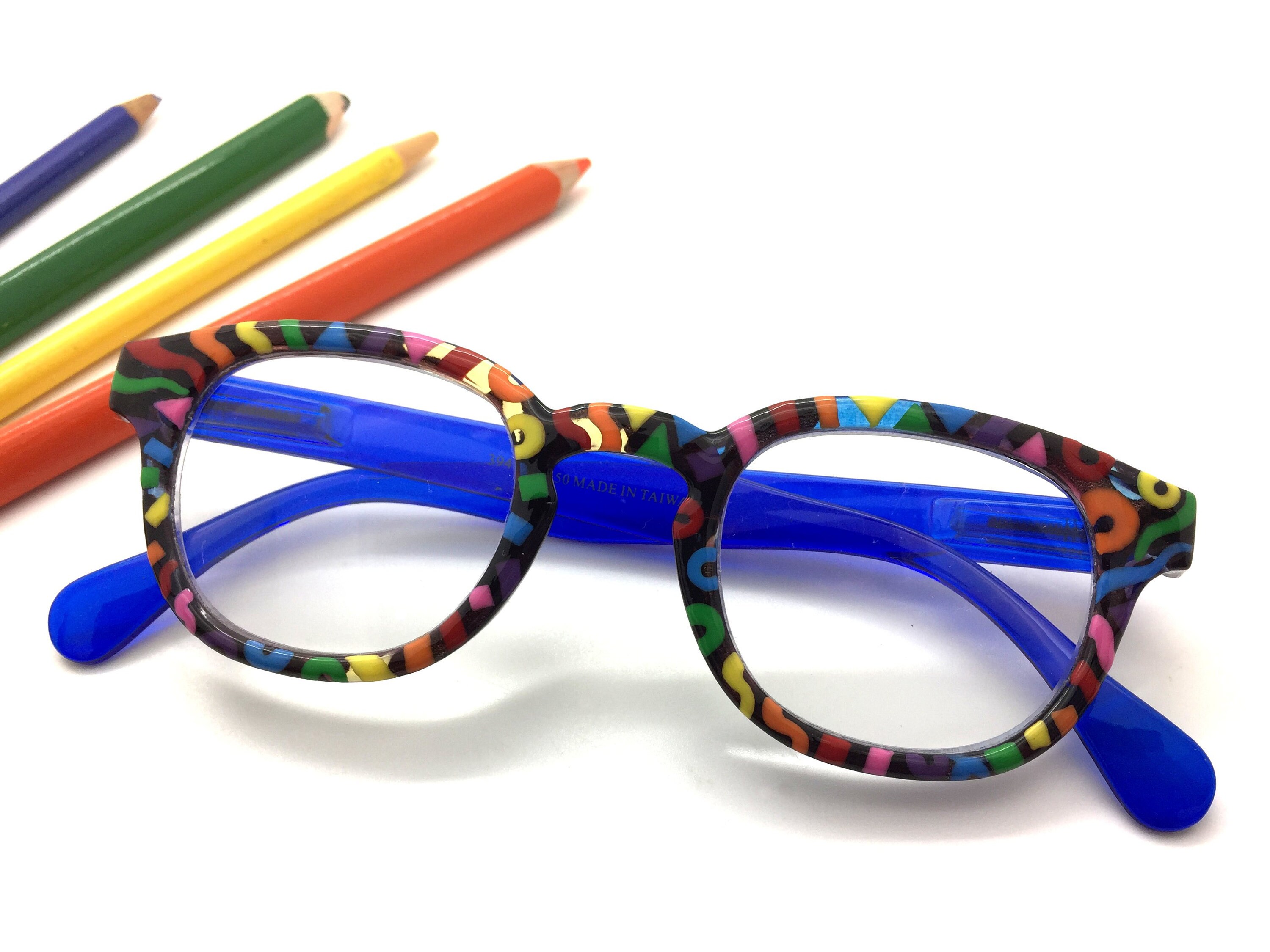 Rainbow Reading Glasses 1.75 Etsy