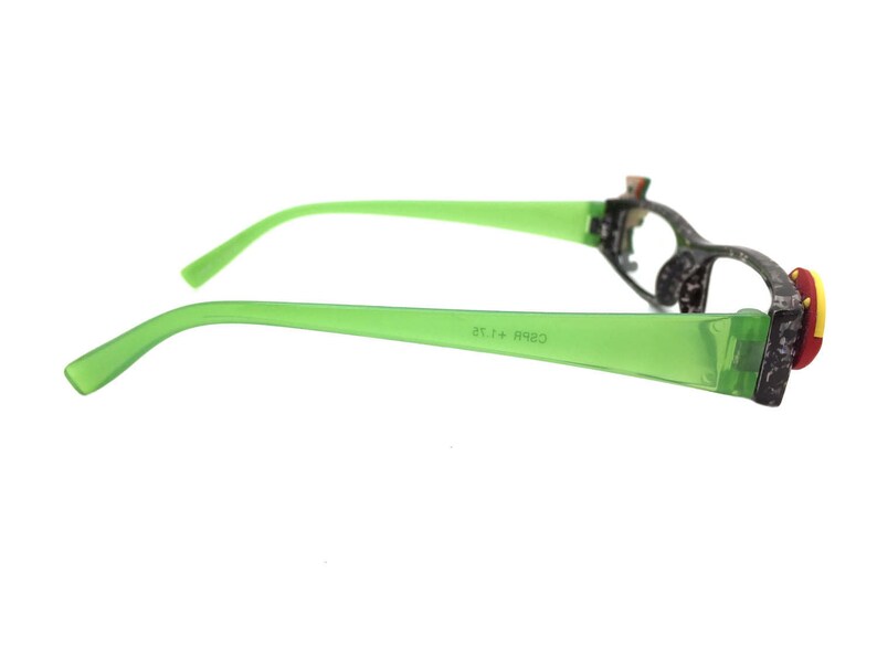 Patrick/'s Day Reading Glasses Green Eyeglasses with Leprechaun and Rainbow St +1.75 Readers