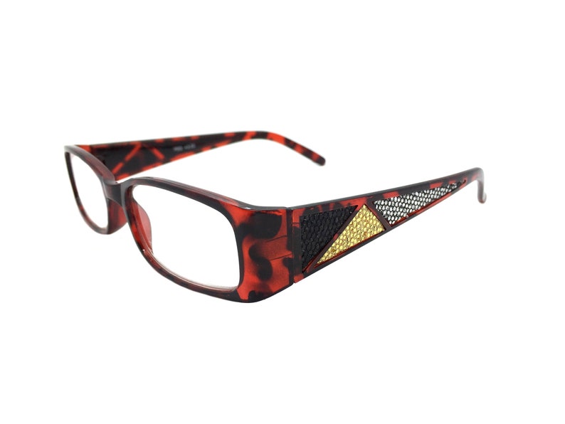 3.50 Reading Glasses Reader Case Spectacles Tortoise Eyeglasses Multi-Color Glasses Case Reading Glasses Readers Soft Eyeglass Case