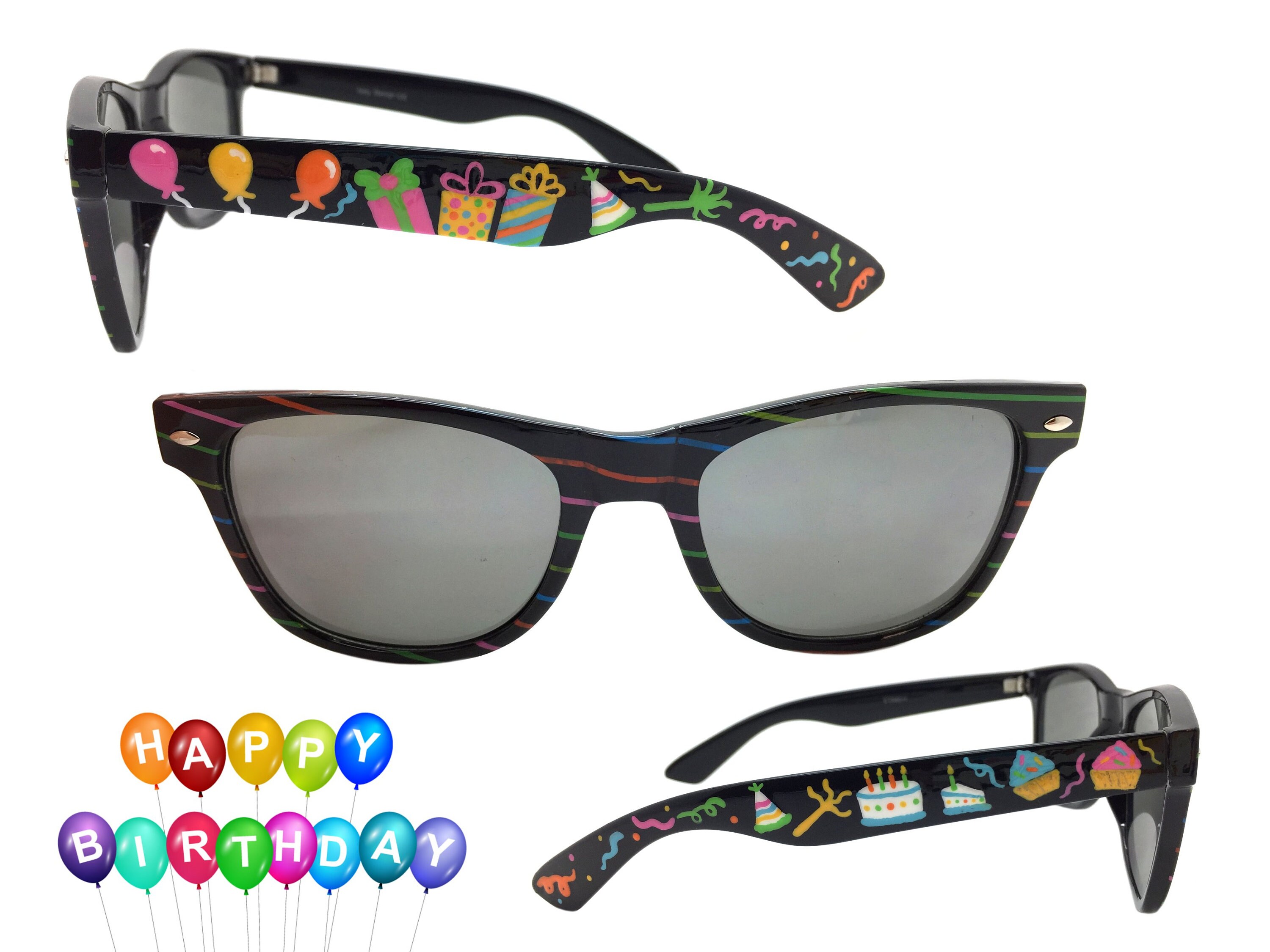 Happy Birthday Sunglasses Etsy