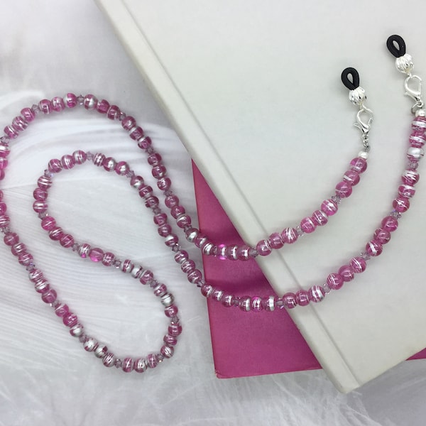 Beaded Glasses Chain Etsy