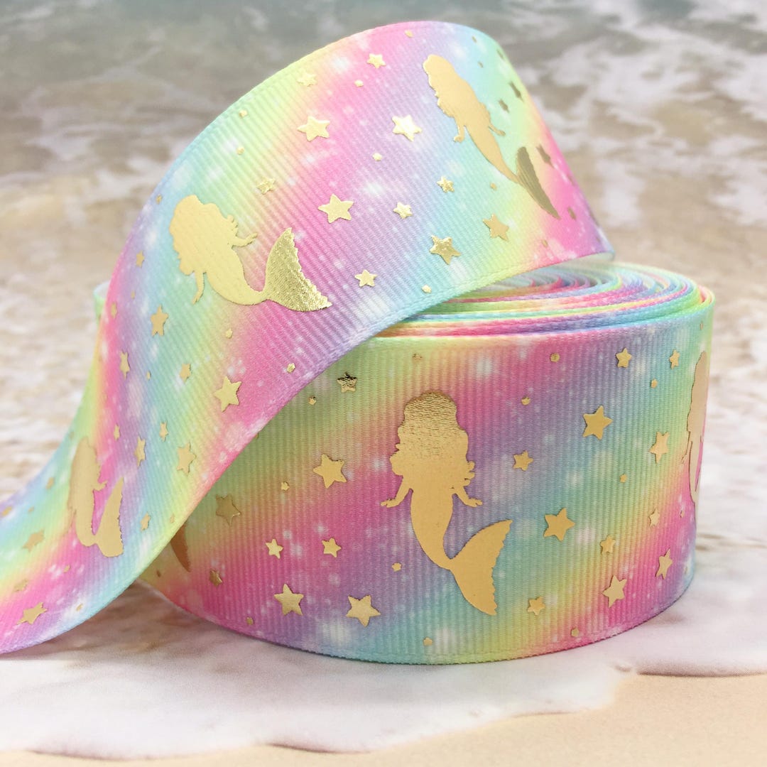 Mermaid Grosgrain Ribbon 1.5