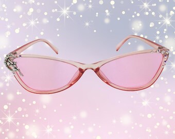 Celestial Fairy Moon Bling Crystal Rhinestone Sunglasses for  display picture 2