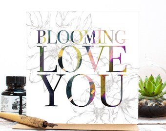 Blooming Love You Floral Gift Card