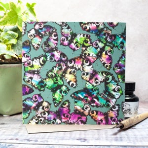 Carte-cadeau botanique vierge papillon paon par Jessica Wilde
