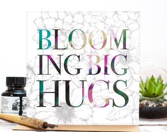 Blooming Big Hugs Floral Gift Card