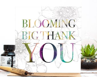 Blooming Big Thank You Floral Gift Card