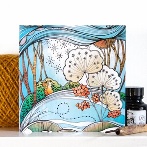 Winter Woodland Christmas Greetings Card