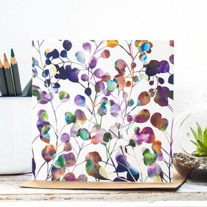 Tarjeta de regalo floral botánica de Jessica Wilde