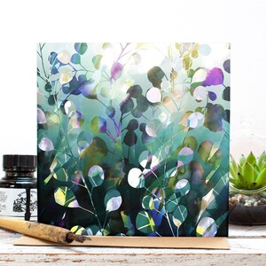 Carte-cadeau florale Midnight Botanica par Jessica Wilde