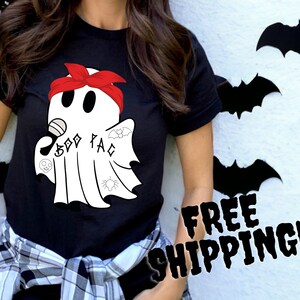 Halloween Ghost Sweatshirt, Boo Shirt, Tupac Shirt, Halloween Shirt, Spooky Season Ghost Sweater, Spooky Vibes Shirt, Halloween Gifts