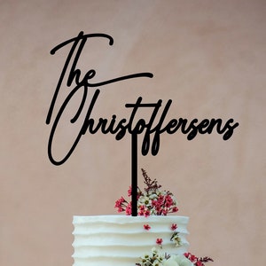 Gold Cake Topper For Wedding Personalized Cake Topper Rustic Wedding Silver Topper Custom Mr Mrs Birthday Anniversary Elopement - 20 Options