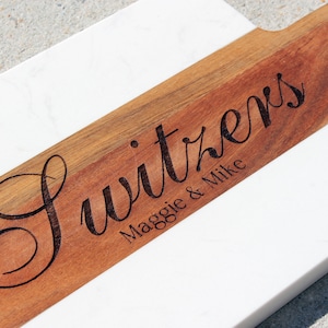 Marble Wood Charcuterie Board, Wedding Gift, Gift for Couple, Anniversary Gift, Housewarming Gift, Engagement Gift, Bridal Shower Gift