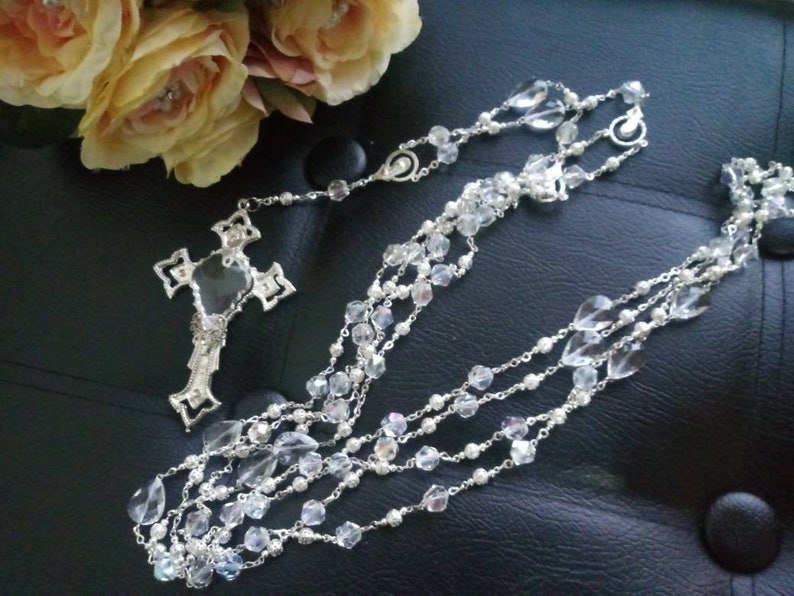 lasso rope// wedding rosary lasso// unity cord wedding crystal lasso