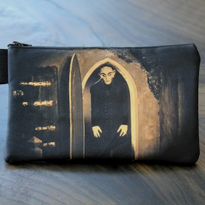 nosferatu - lined twill pencil case - double sided print - max schreck