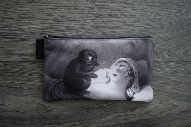 double sided print lined twill pencil case jean pierre simon 1810 nightmarecochemare