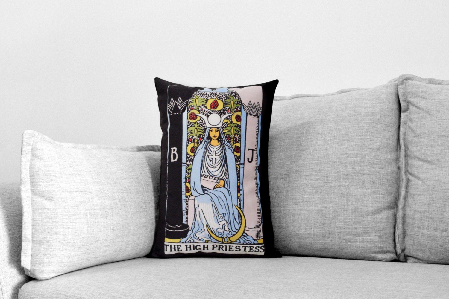 Knibeo Gothic Throw Pillows Cases - Sets of 2 Reversible 18 X 18 Pillow  Cover Witchy, Tarot Card Pillow Covers, Witch Decor, Tarot Gifts, Oddities
