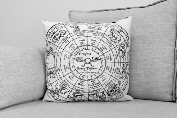 OVERSTOCK DISCOUNT Zodiac Wheel Hermean Zodiac 18 Velveteen