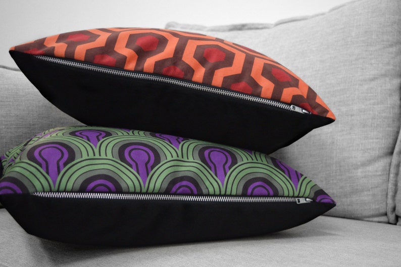 The shining set of 2 18 velveteen pillow cases Etsy