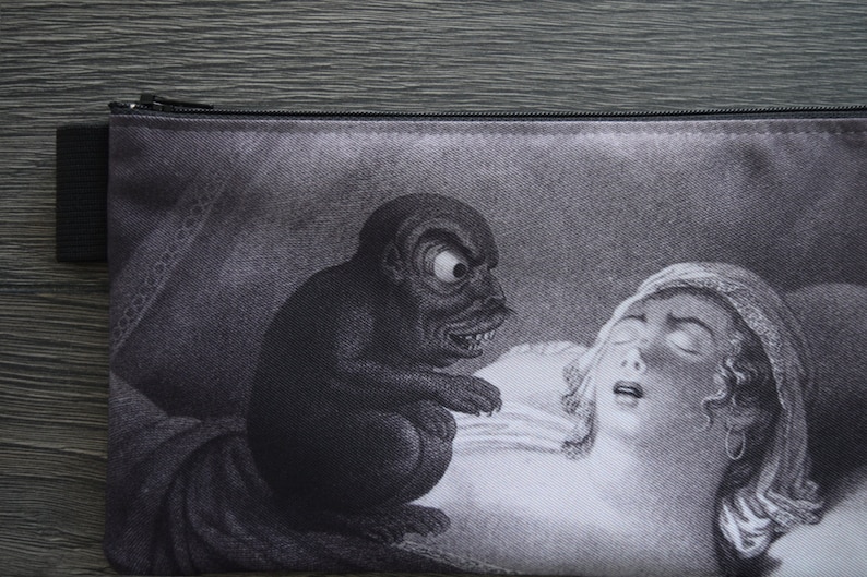 double sided print lined twill pencil case jean pierre simon 1810 nightmarecochemare