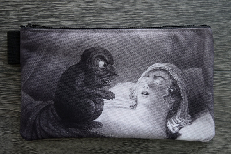 double sided print lined twill pencil case jean pierre simon 1810 nightmarecochemare