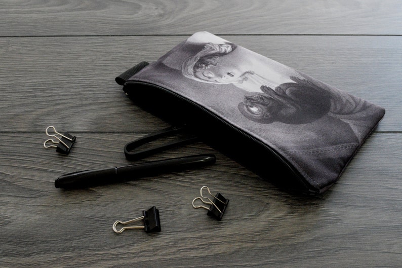 double sided print lined twill pencil case jean pierre simon 1810 nightmarecochemare