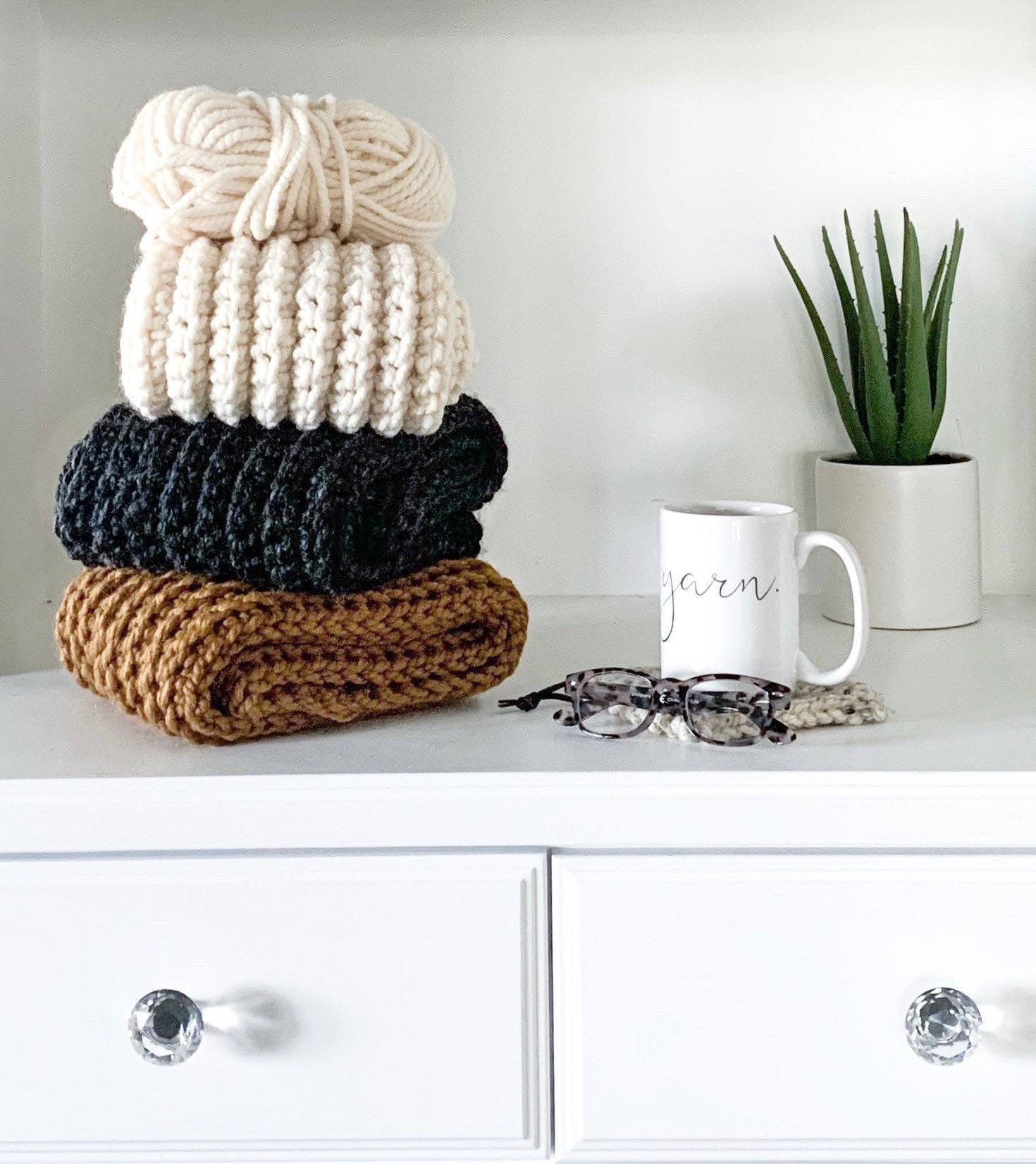 Crochet Pattern | Easy Chunky Ribbed Unisex Infinity Scarf | THE ANELLO ...