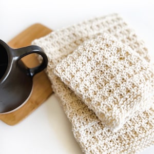 Knitting Pattern | Kitchen, Bath Cloth + Dish Towel Set | THE LAVARE