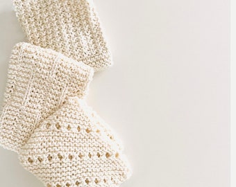 Knitting Pattern |  Washcloth, Dishcloth, Cloth | THE PANNO SET