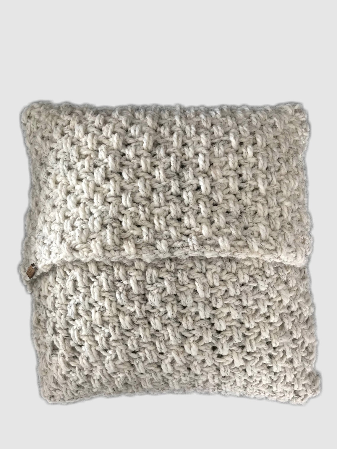 Pattern LiLiKnits Chunky Textured Crochet Pillow Cover Etsy