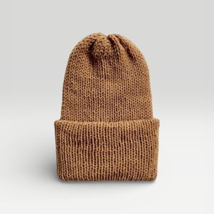 Knitting Pattern | Double Knit Reversible Unisex Beanie Hat | THE CLASSICO