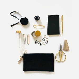 Knit + Crochet | Maker Notions Tools Set Zippered Bag 22-Piece Set | CREATE KIT