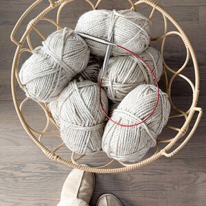 Knitting Pattern | Basketweave Blanket Throw Afghan Pattern | THE PIAZZA image 6