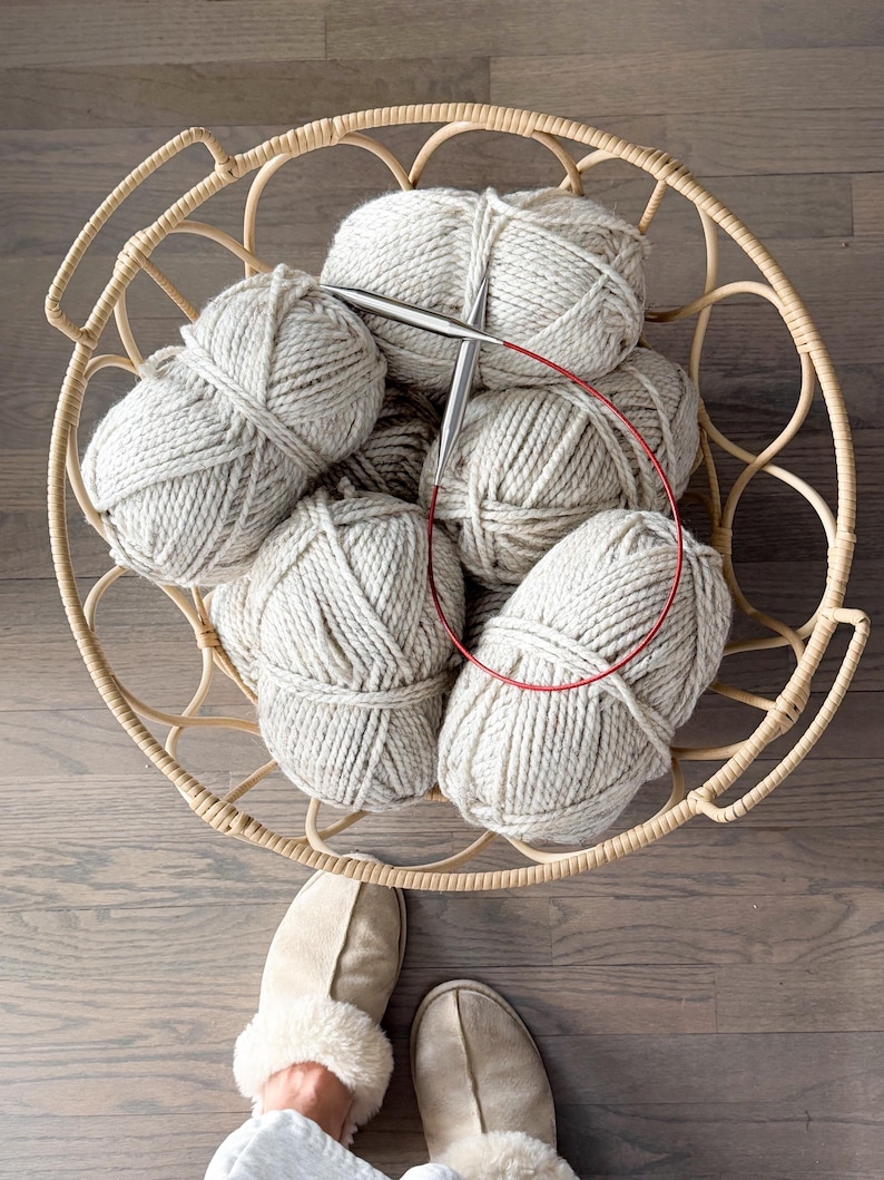 Knitting Pattern | Basketweave Blanket Throw Afghan Pattern | THE PIAZZA image 6
