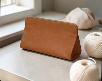 [Y.A.R.N.×JIRO] COLLABO LEATHER BAG Leather Knitting Bag – Thread and Maple