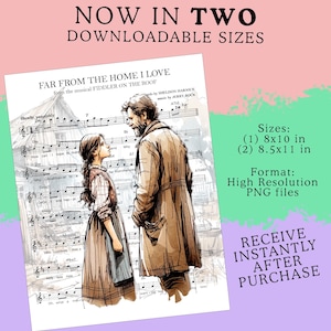 Fiddler on the Roof | Far From the Home I Love | Theatre Gifts | Digital Prints