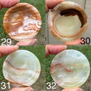 Small Mexican Onyx Stone Bowls 画像 12