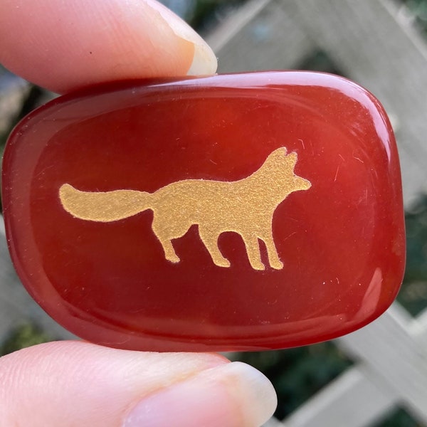 Pick Your Favorite Fox Totem Stone, Spirit Animal Crystal Healing Gift