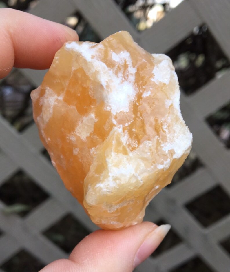 Orange Calcite Raw Rough Mexican Calcite Sacral Chakra Etsy