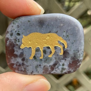 Pick Your Favorite Wolf Totem Stone, Spirit Animal Crystal Healing Gift