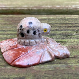 Carved Stone Ladybug, Soapstone Totem Animal, Spirit Animal Gift
