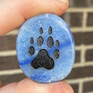 Pick Your Favorite Wolf Paw Totem Stone, Spirit Animal Crystal Healing Gift