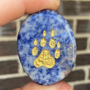 Pick Your Favorite Wolf Paw Totem Stone, Spirit Animal Crystal Healing Gift