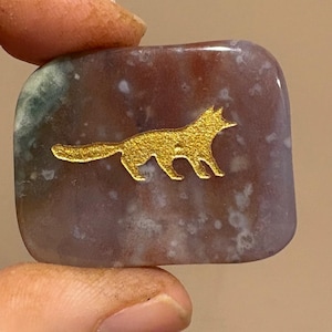 Pick Your Favorite Fox Totem Stone, Spirit Animal Crystal Healing Gift