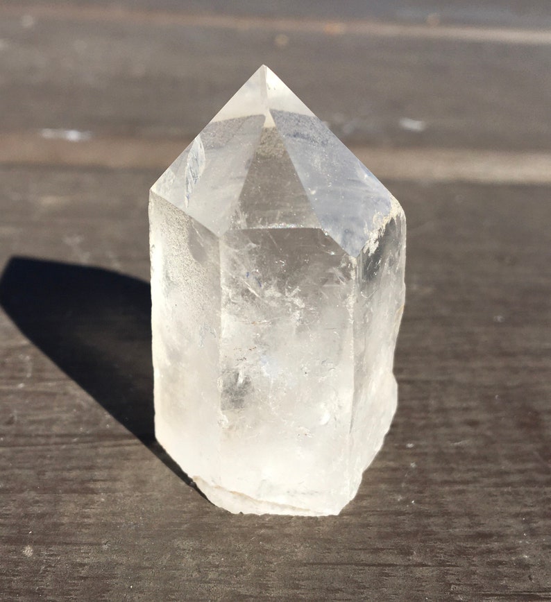 2 Inch Polished Clear Quartz Point Brazilian Cut Quartz Etsy